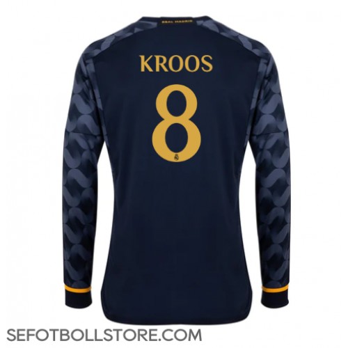 Real Madrid Toni Kroos #8 Replika Bortatröja 2023-24 Långärmad